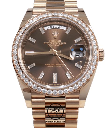 rolex presidentisl|Rolex presidential 40mm diamond bezel.